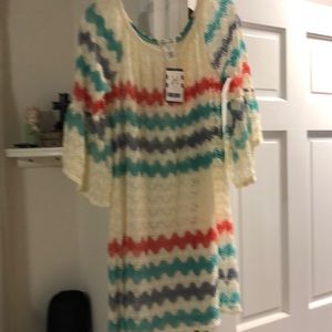 🔴 PRICE IS FIRM 🔴 beautiful long lace tunic - NWT!